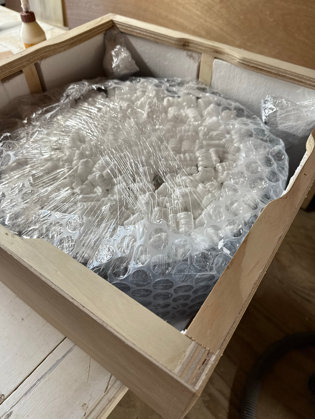 Round Terrarium Coffee Table | Modern Biophilic Design with Preserved Moss