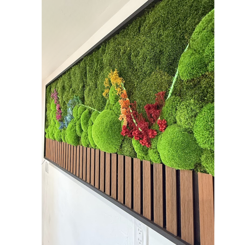 Nature, Light & Movement™ – Custom Preserved Moss Wall Art with LED Lighting